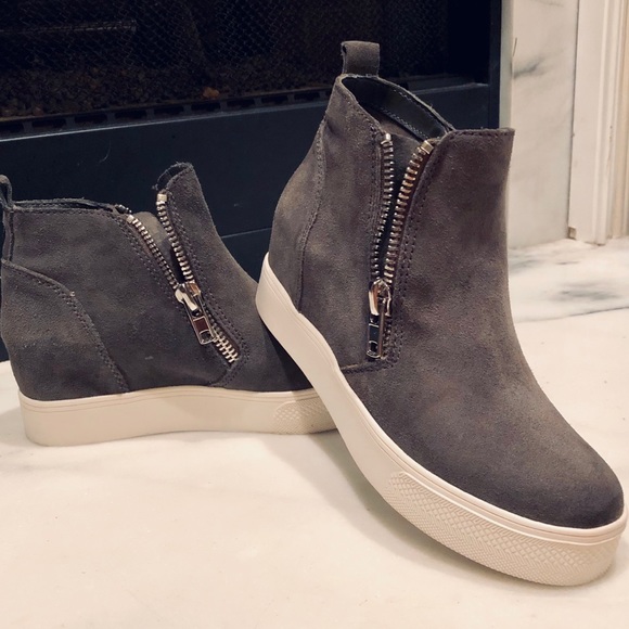 steve madden wedgie gray